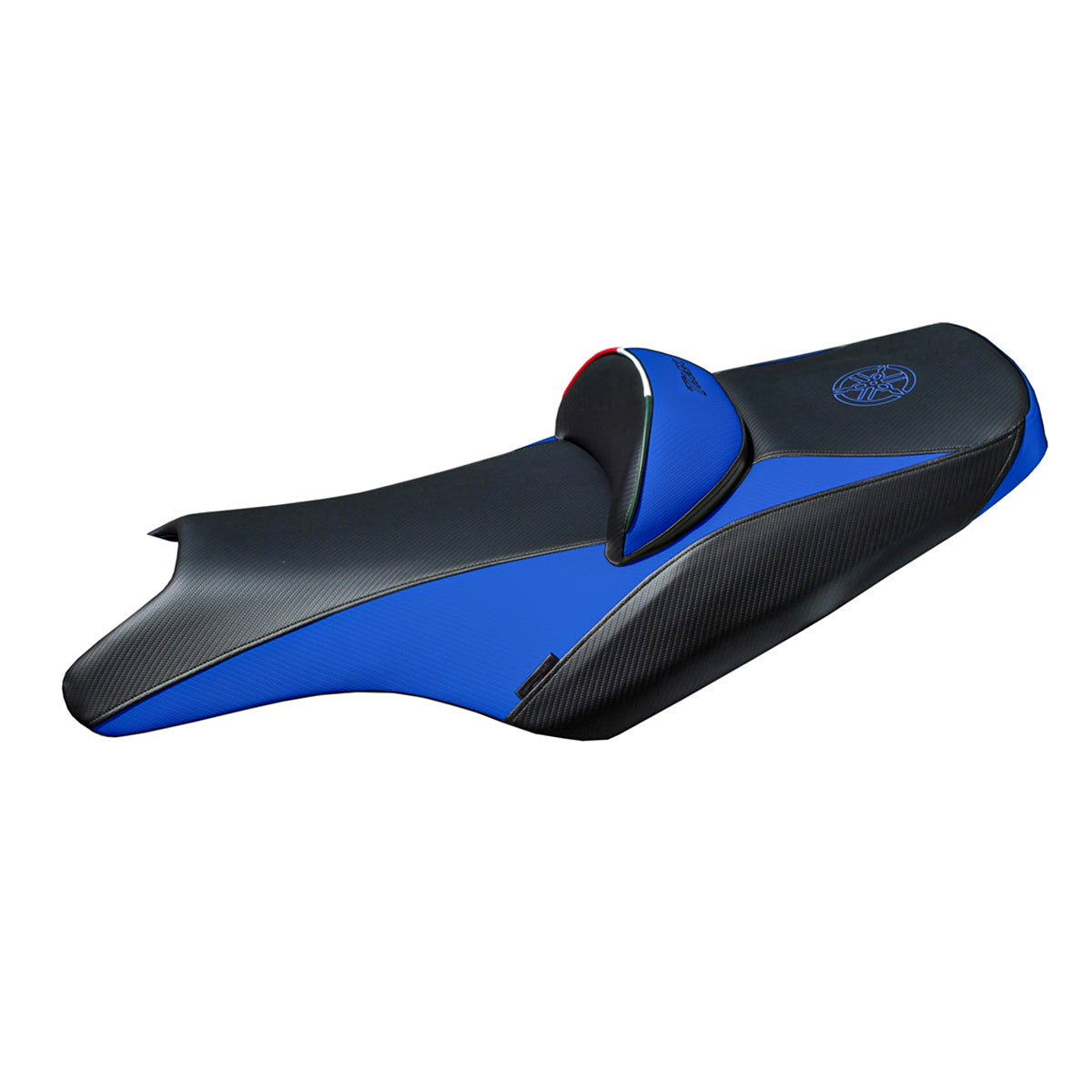 Tappezzeria Italia Yamaha T-Max 2008-2016 Seat Cover in Blue and Black