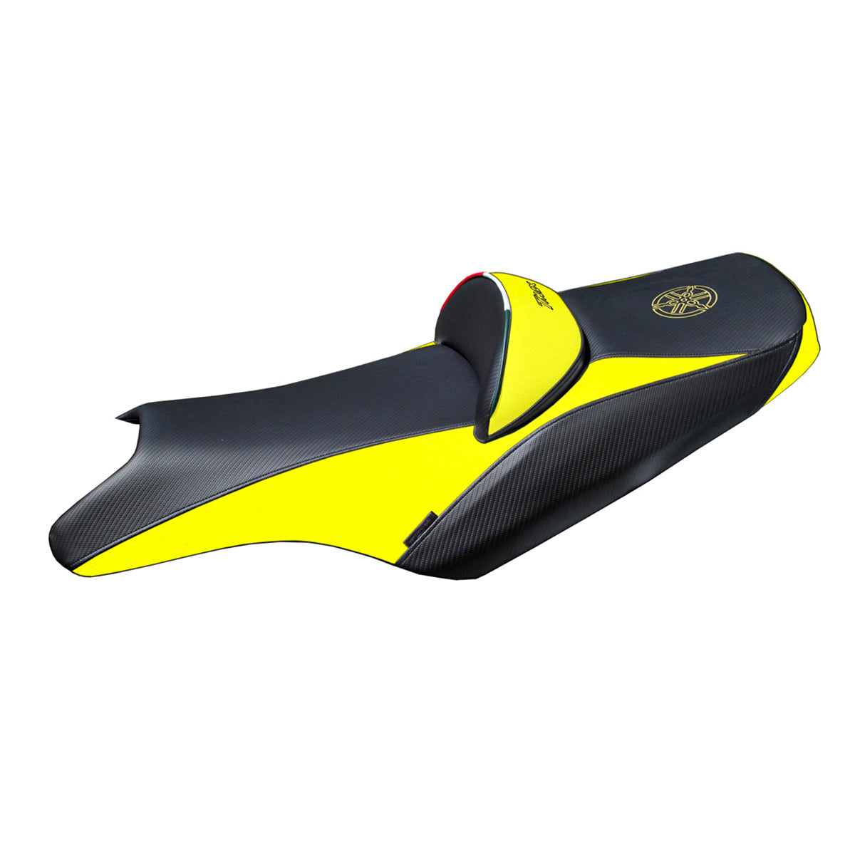 Tappezzeria Italia Yamaha T-Max 2008-2016 Seat Cover in Yellow and Black