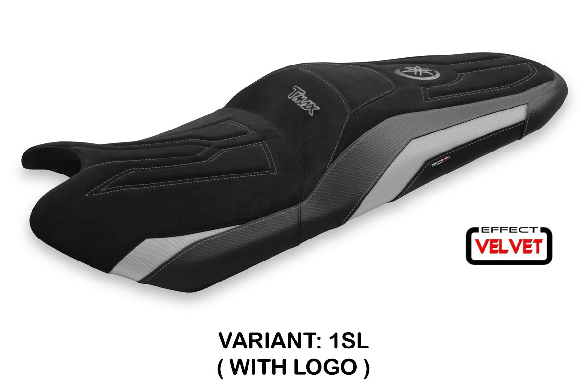 Tappezzeria Italia Yamaha T-Max 530 560 2017-2021 Seat Cover in Velvet Silver