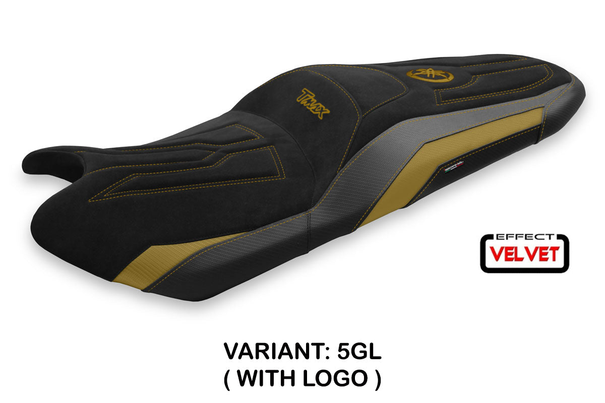 Tappezzeria Italia Yamaha T-Max 530 560 2017-2021 Seat Cover in Velvet Gold