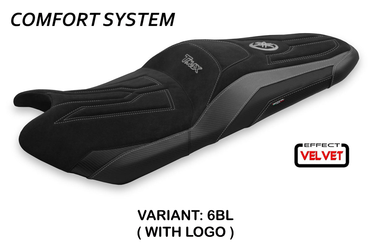 Tappezzeria Italia Yamaha T-Max 530 560 2017-2021 Seat Cover Comfort in Velvet Blue