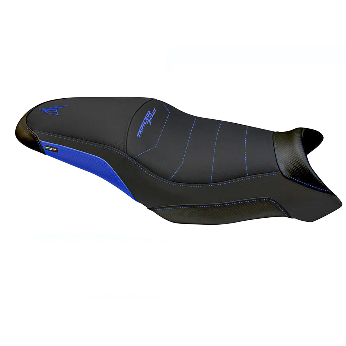 Tappezzeria Italia Yamaha Tracer 700 2021-2025 Seat Cover Comfort in Blue and Black