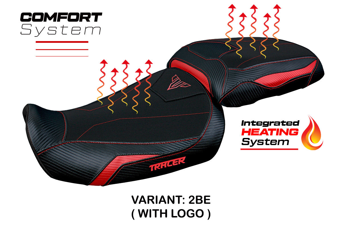 Tappezzeria Italia Yamaha Tracer 9 9GT 2021-2024 Seat Cover Comfort Heated in Red