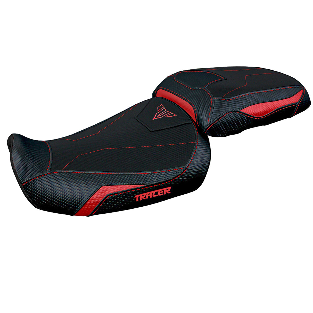 Tappezzeria Italia Yamaha Tracer 9 9GT 2021-2024 Seat Cover Comfort in Red and Black