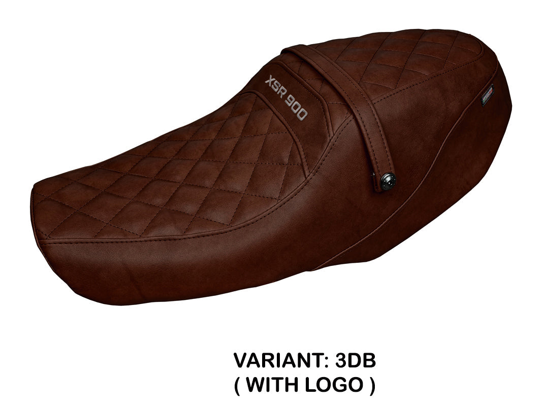 Tappezzeria Italia Yamaha XSR 900 2022-2025 Seat Cover in Vintage Dark Brown