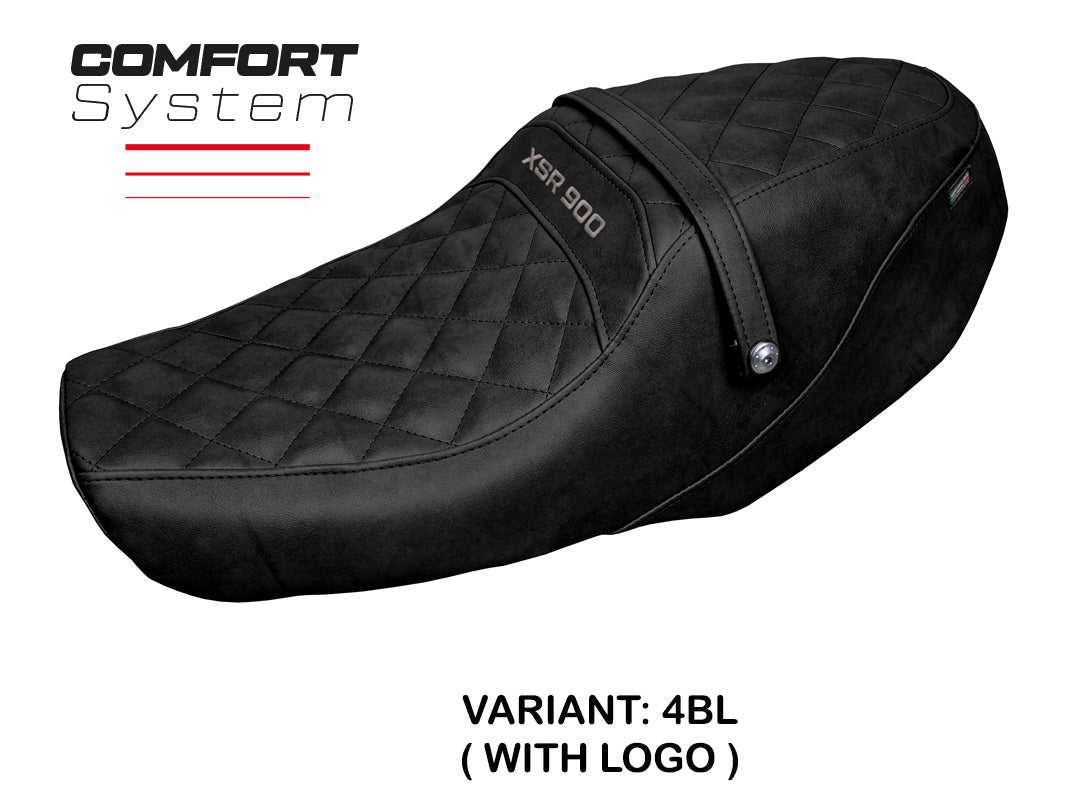 Tappezzeria Italia Yamaha XSR 900 2022-2025 Seat Cover Comfort in Vintage Black