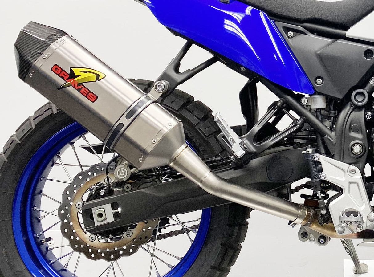 Graves motorsports tenere 700 2021 cat-back exhaust system