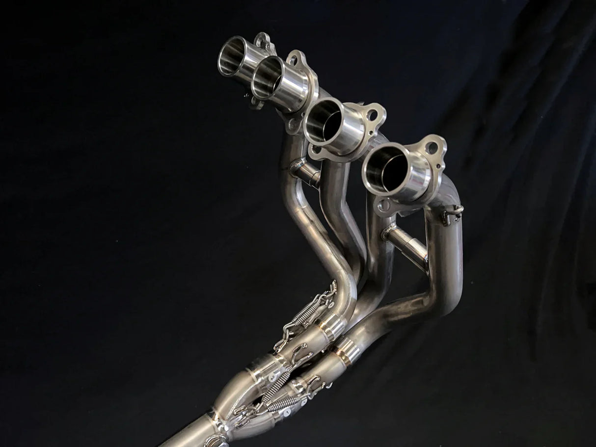 Vandemon Side Mount Titanium Race Exhaust System 2023-2025 ZX4R-ZX4RR KAWAZX25RTIEXHA VA-68