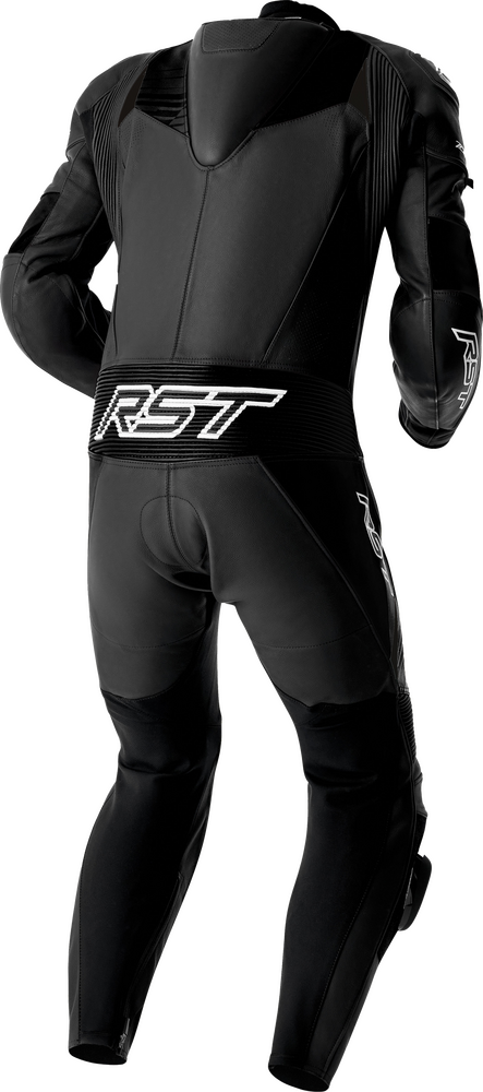 RST TRACTECH EVO D3O SUIT BLK/WHI LEATHER LG - 556-3634144