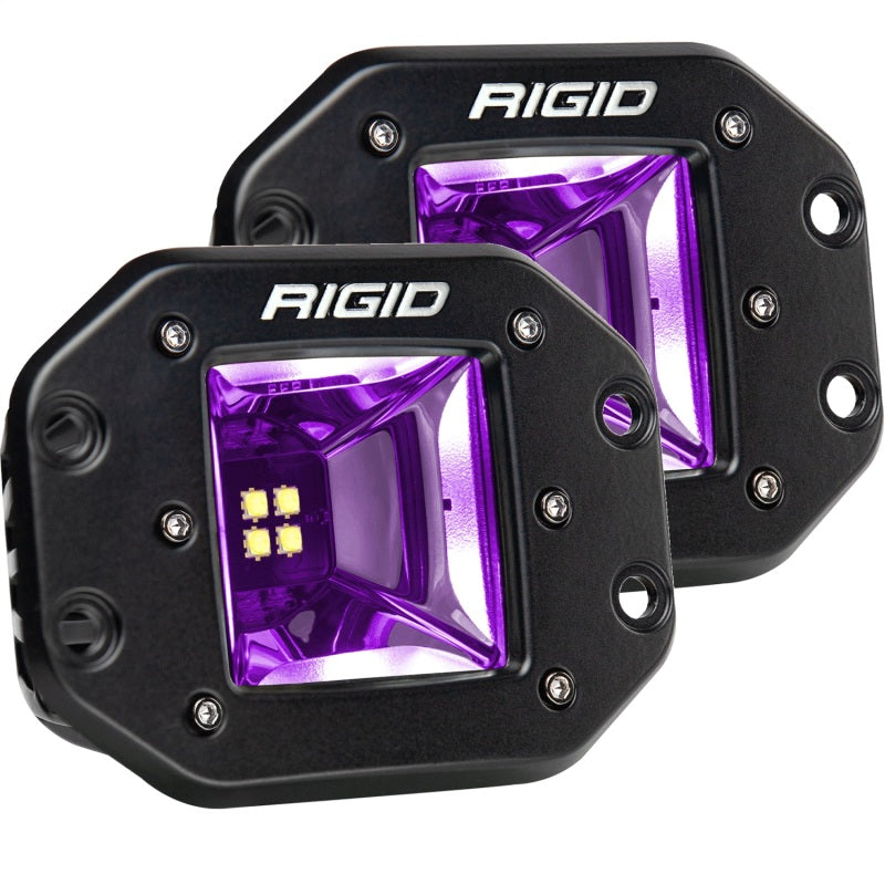 Rigid Industries Radiance+ Scene RGBW Flush Mount - Pair 682153