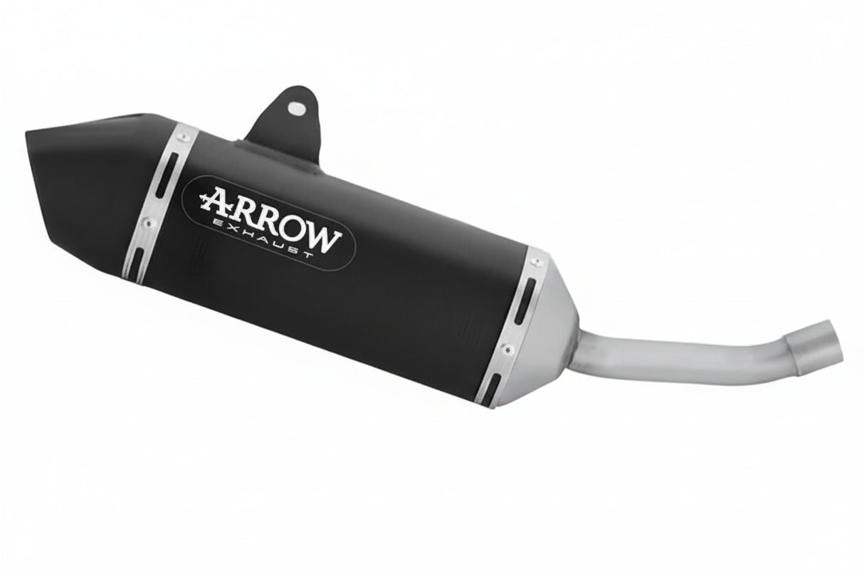 Arrow Fantic Xef 125 E5+ 2025 Icon Aluminium Dark Exhaust - 72665akn