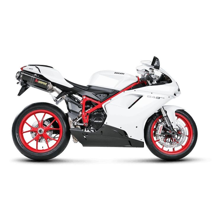 AKRAPOVIC Slip-On Exhaust Mufflers Carbon Fiber 848 / 1098 / 1198 S-D10SO3-ZC 1811-1463
