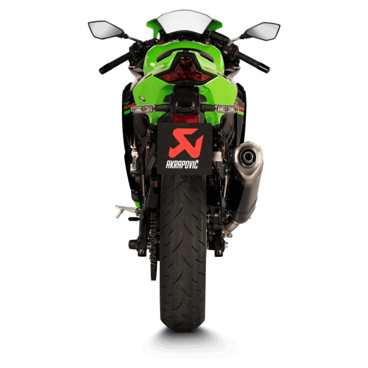 AKRAPOVIC Slip-On Line Muffler - Carbon Fiber/Titanium Ninja ZX -4RR KRT Edition 2023 S-K4SO8-HRC 1811-4507