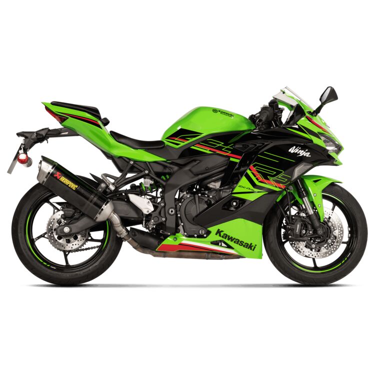 AKRAPOVIC Slip-On Line Muffler - Carbon Fiber/Titanium Ninja ZX -4RR KRT Edition 2023 S-K4SO8-HRC 1811-4507