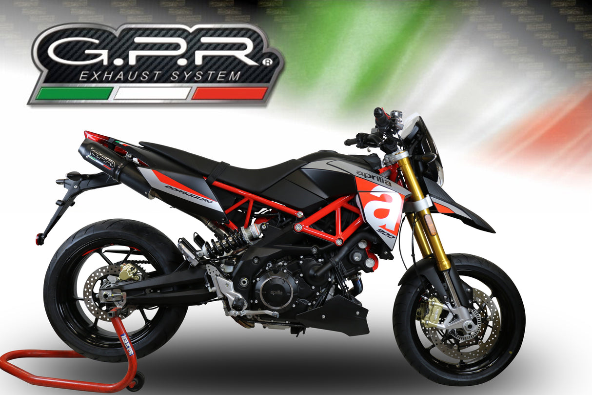 Aprilia Shiver 900 2017-2020 Exhaust GPR Double Slip-on Furore Evo4 Nero
