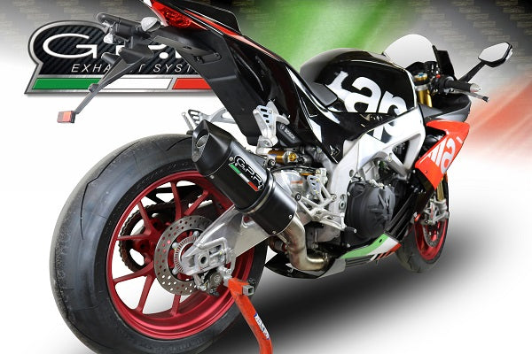 Aprilia Tuono 1100 V4 Rr 2017-2020 Exhaust GPR Slip-on Furore Nero