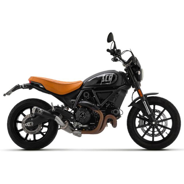 71223PRN Arrow Pro-Race Slip-on Exhaust, Nichrome Dark Ducati Scrambler 800 Icon 21-25