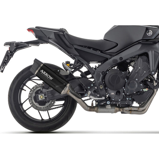 71070AKN Arrow Full system racing with Indy Race EVO aluminium "Dark" silencers Yamaha MT-09 / MT-09 SP 2024-2025