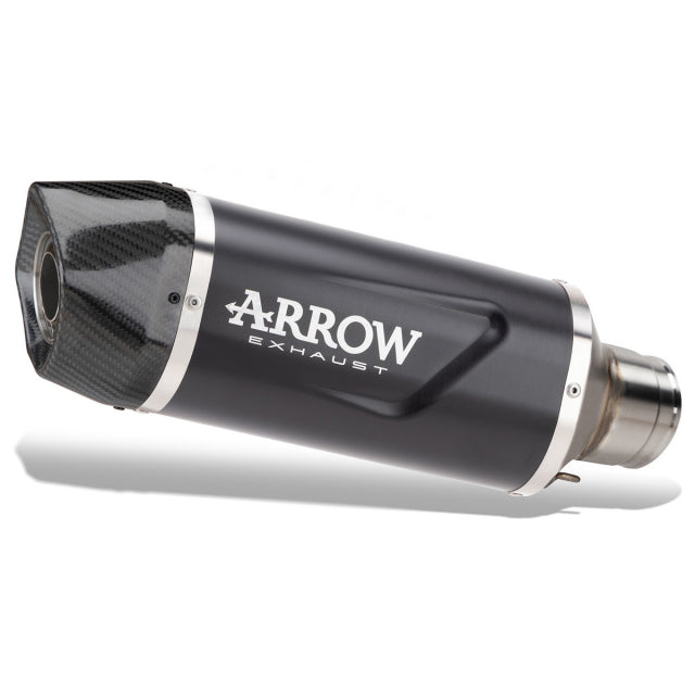 Arrow Indy-Race Evo Slip-on Exhaust, Aluminum Dark for Kawasaki KLE500 2026 72079AKN