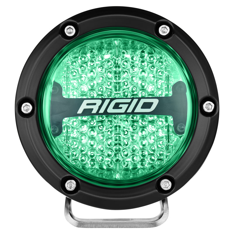 Rigid Industries 360-Series 4in LED Off-Road Diffused Beam - RGBW Backlight (Pair) 36400