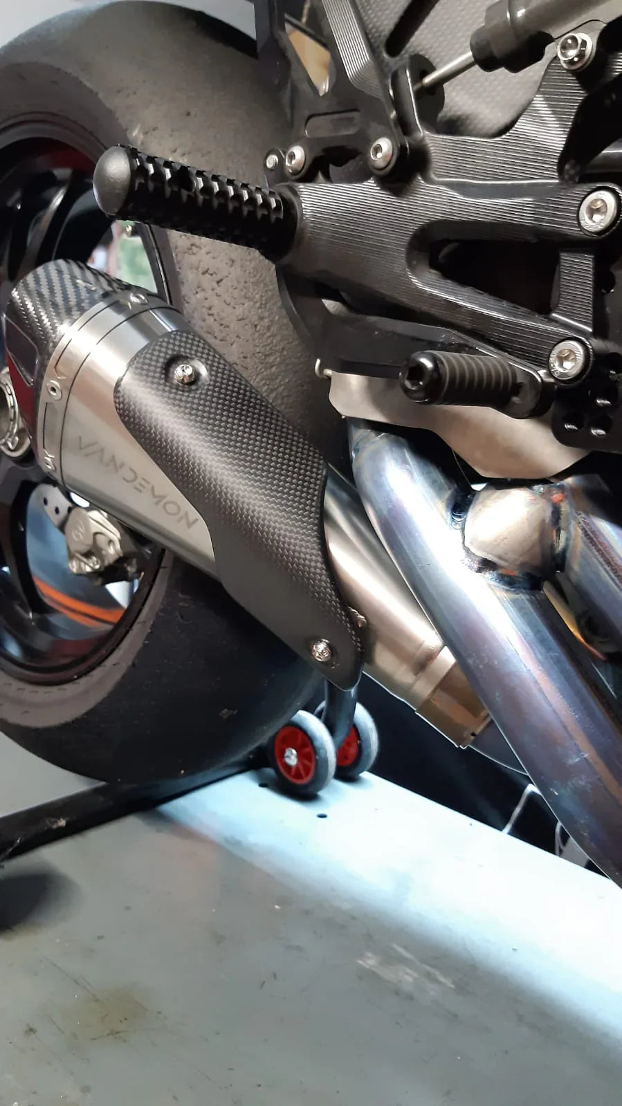 Vandemon Ducati V4 / V4R Panigale & Streetfighter Full Titanium Exhaust system 2023-2024 SKU: DUCV4TIEXHSYSNC VA-44