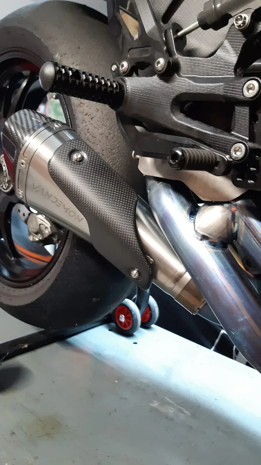 Vandemon Ducati V4 / V4R Panigale & Streetfighter Full Titanium Exhaust system 2023-2024 SKU: DUCV4TIEXHSYSNC VA-44