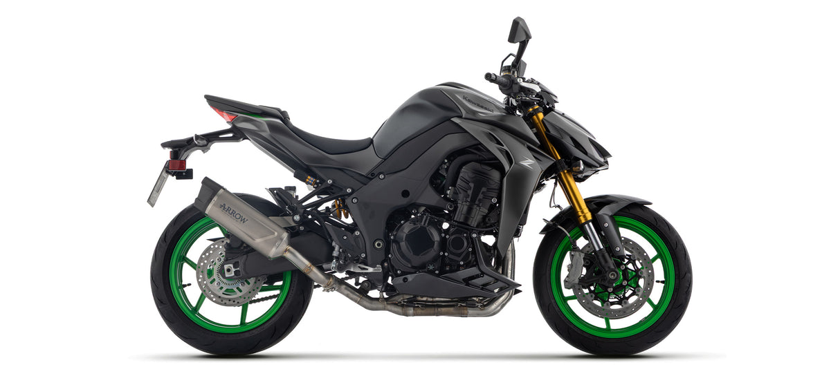 Arrow Kawasaki Z1100 / Z1100se E5+ '25/'26 Indy Race Evo Aluminium Dark Exhaust - 77507akn