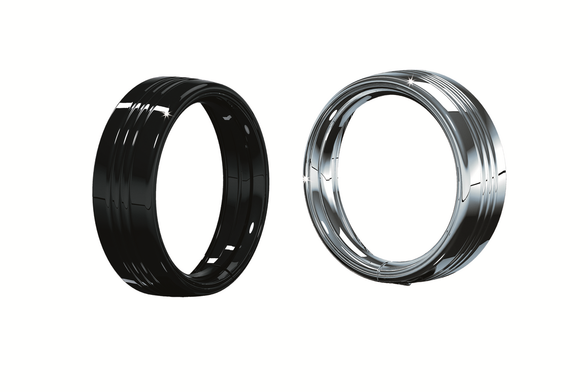 KURYAKYN 7" Headlight Trim - Black 7276