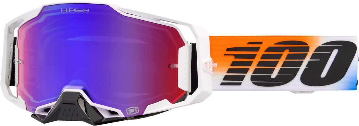 Armega Hiper Goggle United Mirror Red/Blue Lens