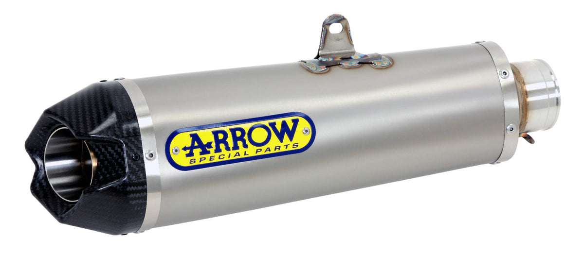 Arrow Husqvarna Nuda 900 / Nuda 900 R Homologa Ted Titanium Works Silencer With Carbon End Cap For Original And Arrow Collector 71793pk