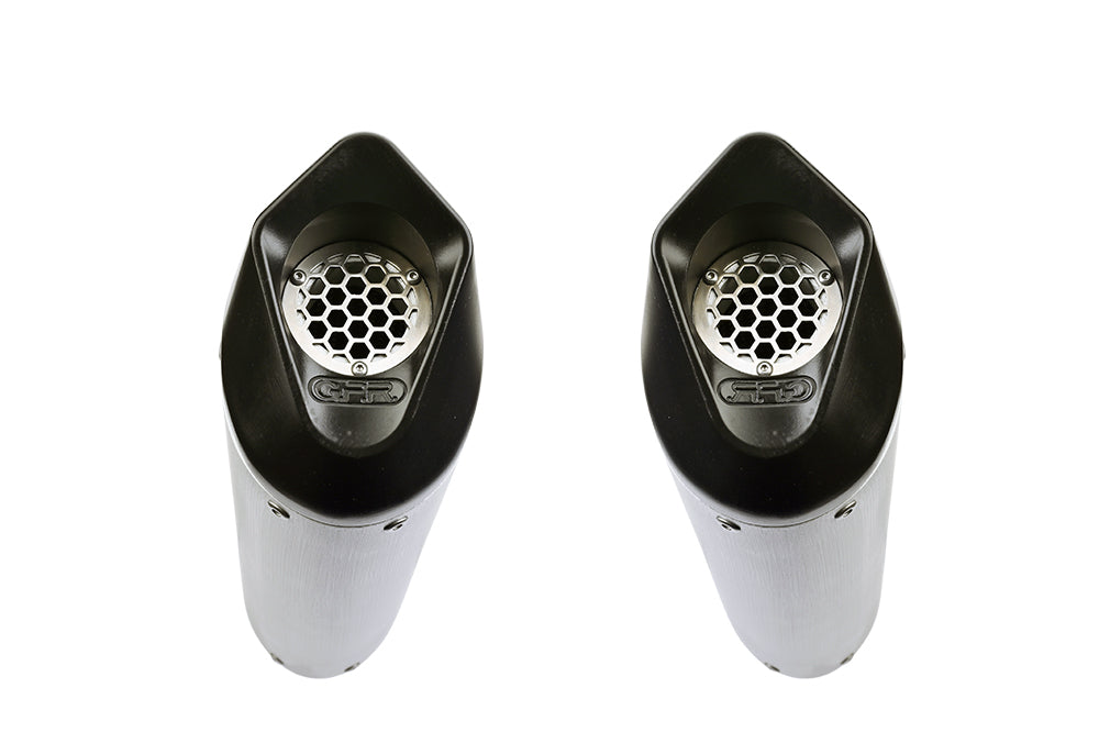 Aprilia Shiver 900 2017-2020 Exhaust GPR Double Slip-on Furore Evo4 Nero