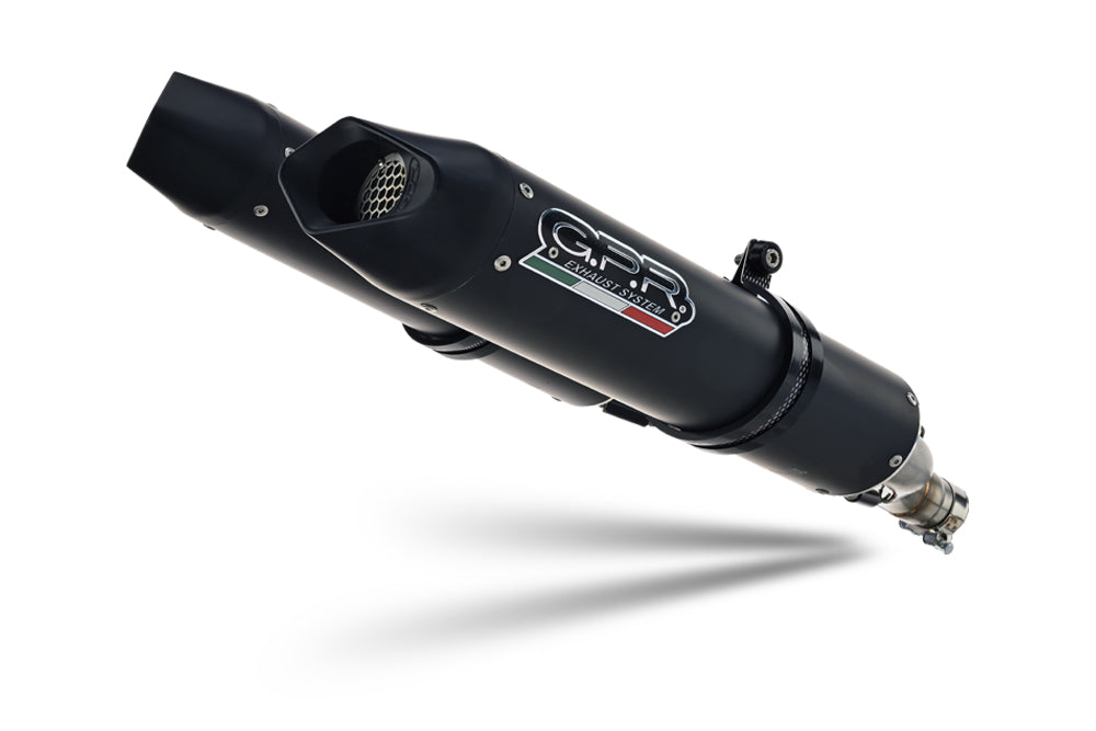 Aprilia Shiver 900 2017-2020 Exhaust GPR Double Slip-on Furore Evo4 Nero