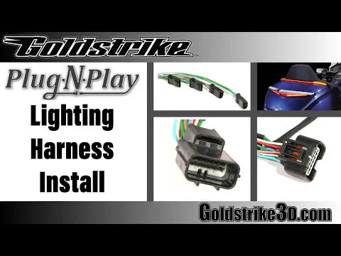 Goldstrike Led Trunk Light Chrome For Gold Wing With Lightstrike 2021-2024 48024