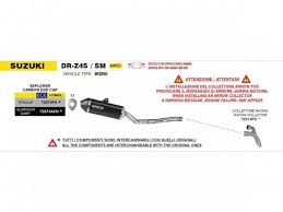 Arrow 72213PD + 72674AKN Arrow full system DR-Z4S/DR-Z4SM 2025/2026 Explorer Aluminium Dark Slip On and header