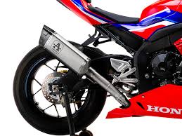 71005PT Arrow Pista Slip-on Exhaust, Titanium for Honda CBR1000RR-R 2020-2023