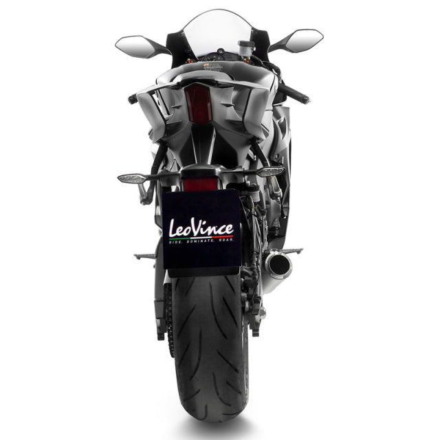 LEOVINCE LV Corsa Muffler - Titanium for YZF-R6 2006-2020 15403TU