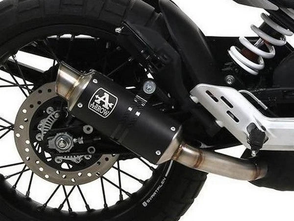 IN STOCK 72631gpi Arrow Husqvarna Svartpilen 401 '20 Homologated Nichrom Dark Gp2 Exhaust With Welded Link Pipe
