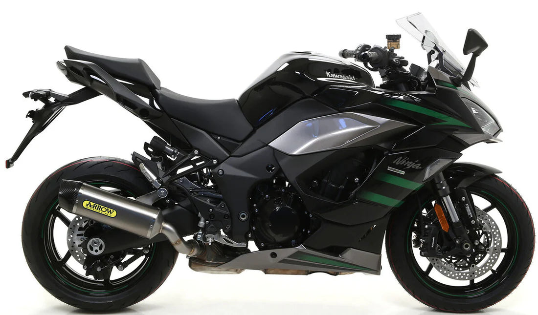 71914PK Arrow Indy Race Titanium Slip-on Exhaust for Kawasaki Ninja 1000SX 2020-2025