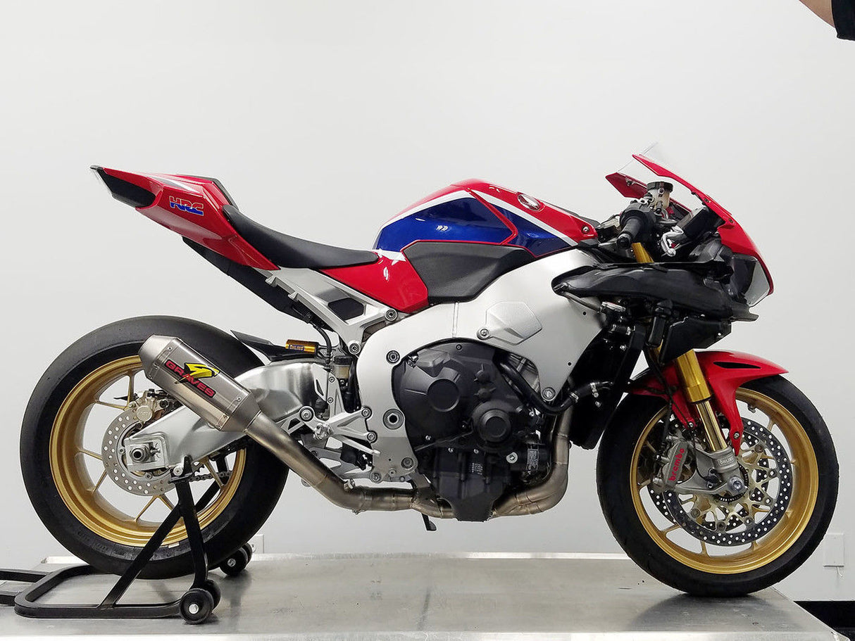 Graves motorsports full titanium exhaust system for 2017 - 2022 cbr1000rr