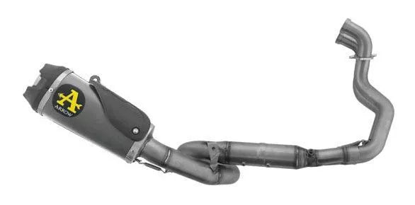 71979PKN Arrow Works HOMOLOGATED NICHROM "DARK" full system with Catalytic converter SUZUKI GSX-8S /R 2022-2025