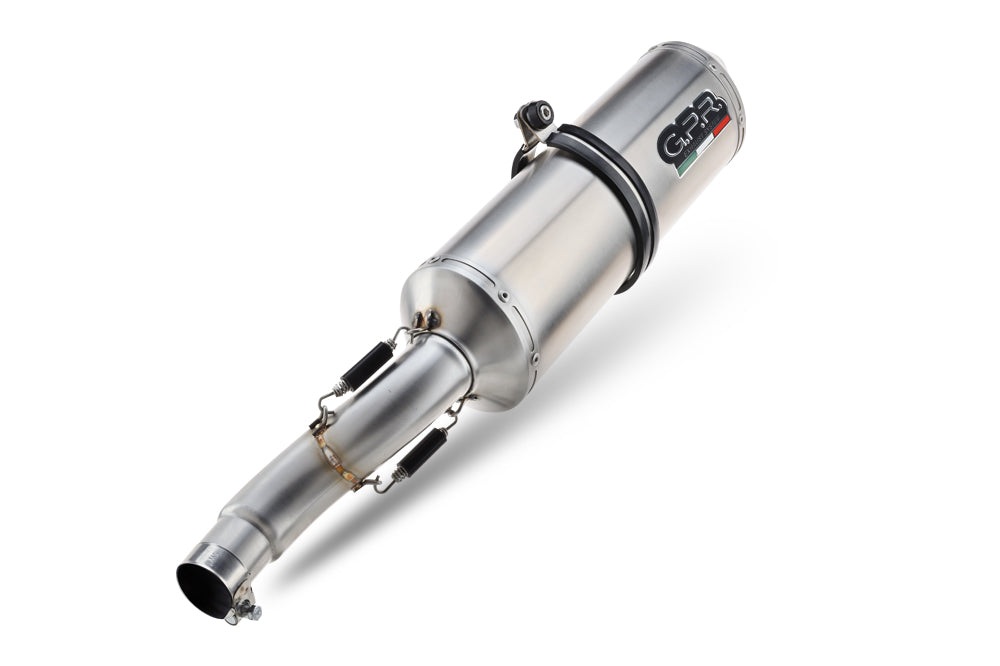 Aprilia Tuono R 1000 Factory 2006-2010 Exhaust GPR Double Slip-on Satinox