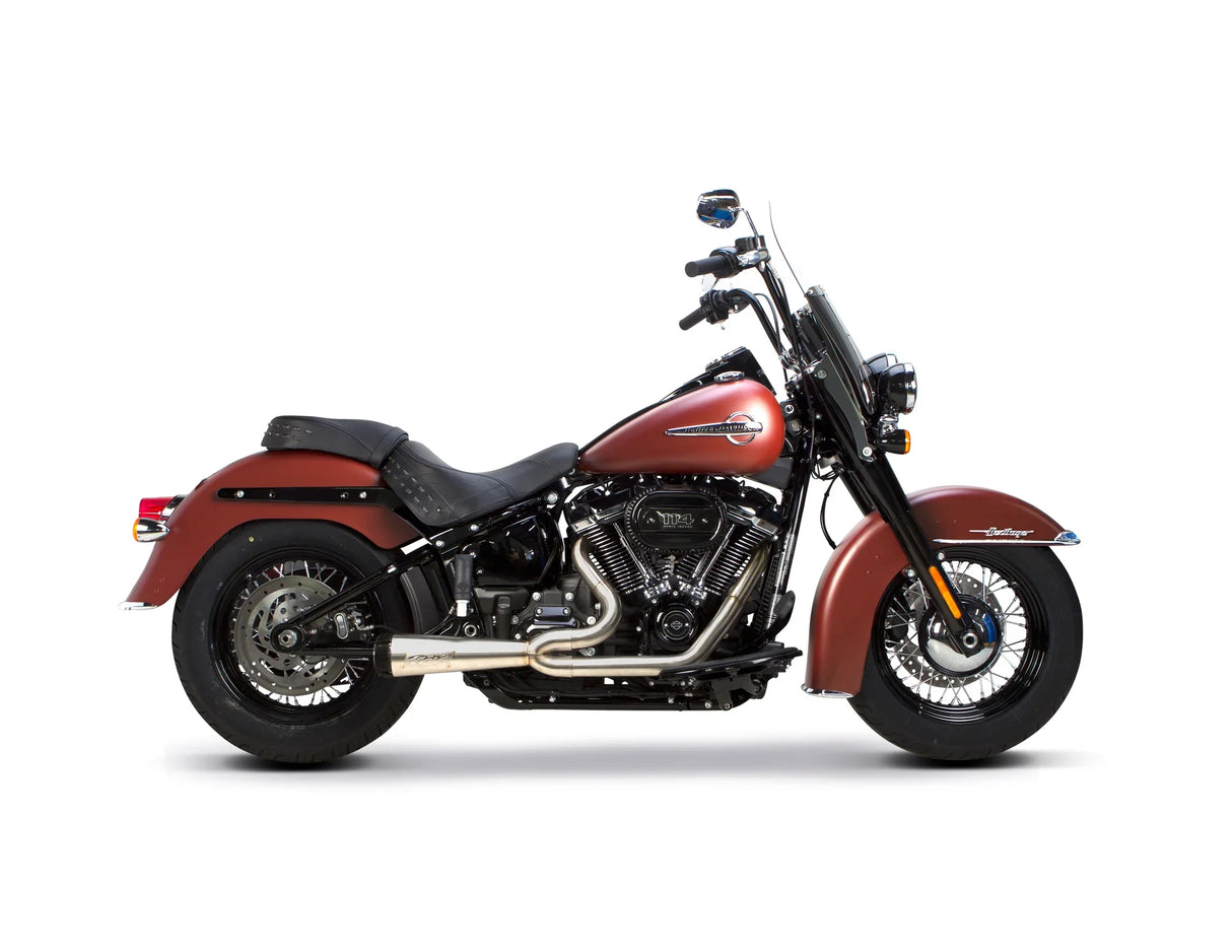 Two Brothers Comp-S 2-1 Stainless Steel for Harley Davidson Softail 2018-2023 Sport Glide 005-4960199