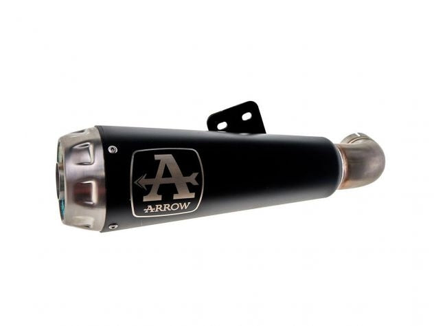71863PRN Arrow Pro-Race Exhaust, Nichrome Dark Steel Cap for Yamaha YZF-R6 2017-2025