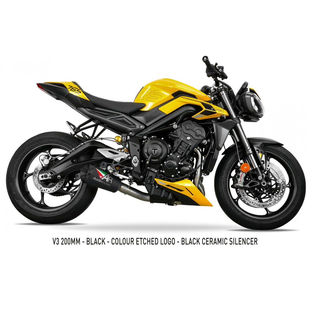 AUSTIN RACING 2023 - 2025 TRIUMPH STREET TRIPLE 765 V3 RS BOX-DELETE AR105