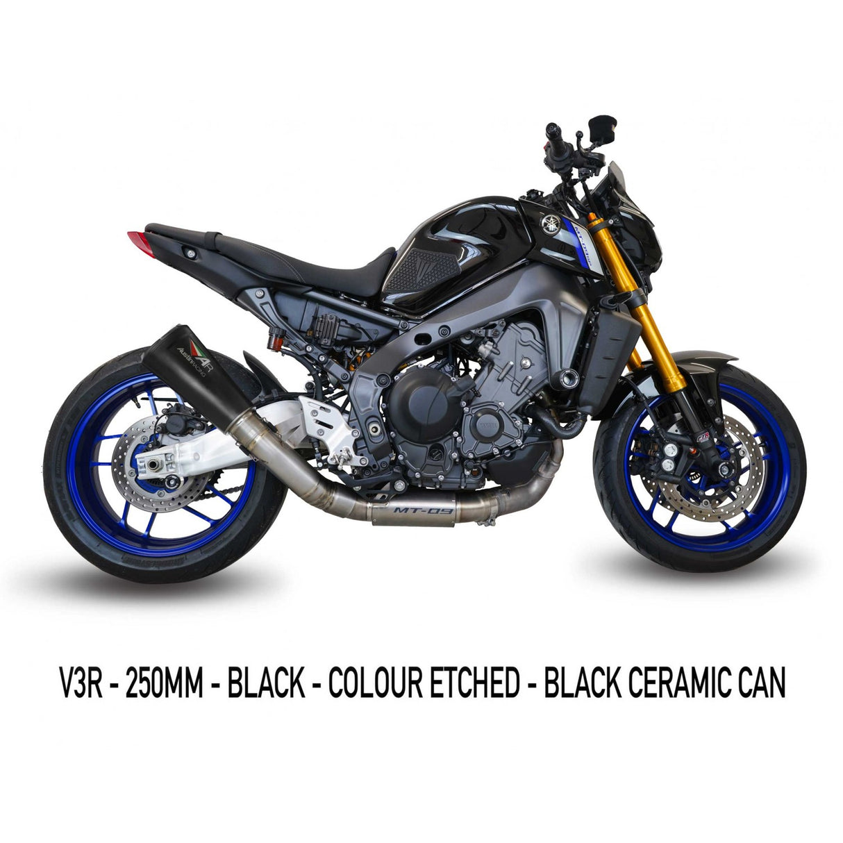 Austin Racing YAMAHA 2021-2023 MT09/FZ09 GP1 & GP1R/GP2 & GP2R BOX DELETE dB COMPLIANT & RACE EXHAUST SYSTEM AR70