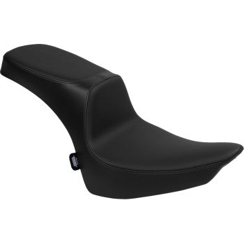 DRAG SPECIALTIES Performance Predator 2-Up Seat - Solar Leather - Smooth - FL '00-'17 0802-1644