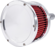FEULING OIL PUMP CORP. Air Cleaner - BA Race Series - Raw - Solid Cover - Red - M8 5421