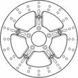 MOTO-MASTER Brake Rotor - Front - Adrian 112311-PU