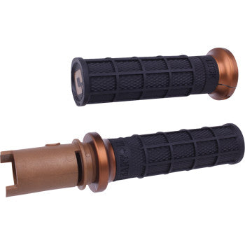 ODI Hart-Luck Signature V-Twin Lock-On™ Grips - CVO - Black/Bronze V31HTC-BZ-Z
