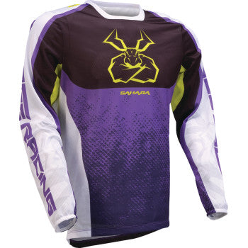 MOOSE OFFROAD Sahara Jersey - Purple/Hi-Viz - Large 2910-8348